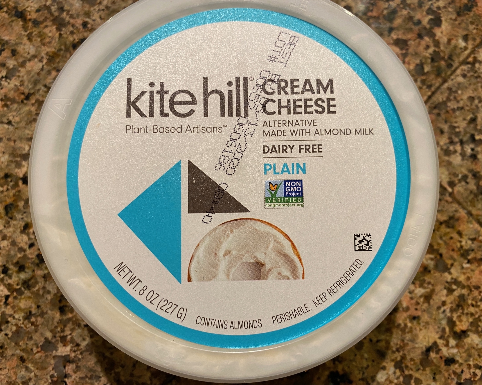 Kite Hill Almond Milk Plain Cream Cheese Review Selective Elective